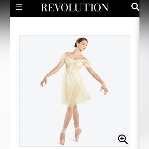 Revolution Dancewear Interlude RC23930 Medium Child MC Ivory